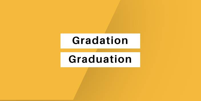 gradation ou graduation